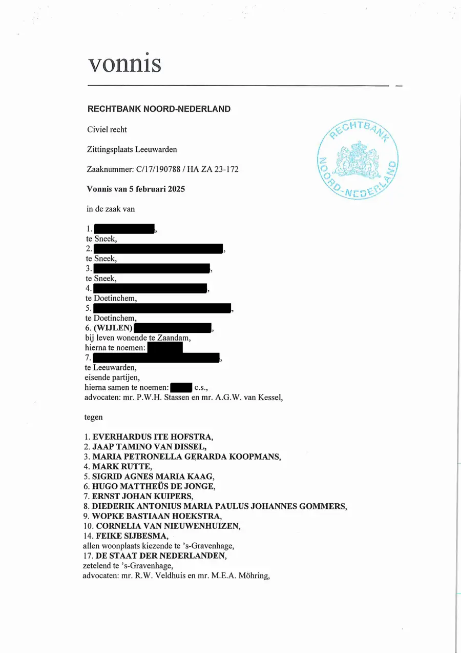 First page of Interim judgment · 5 Feb 2025